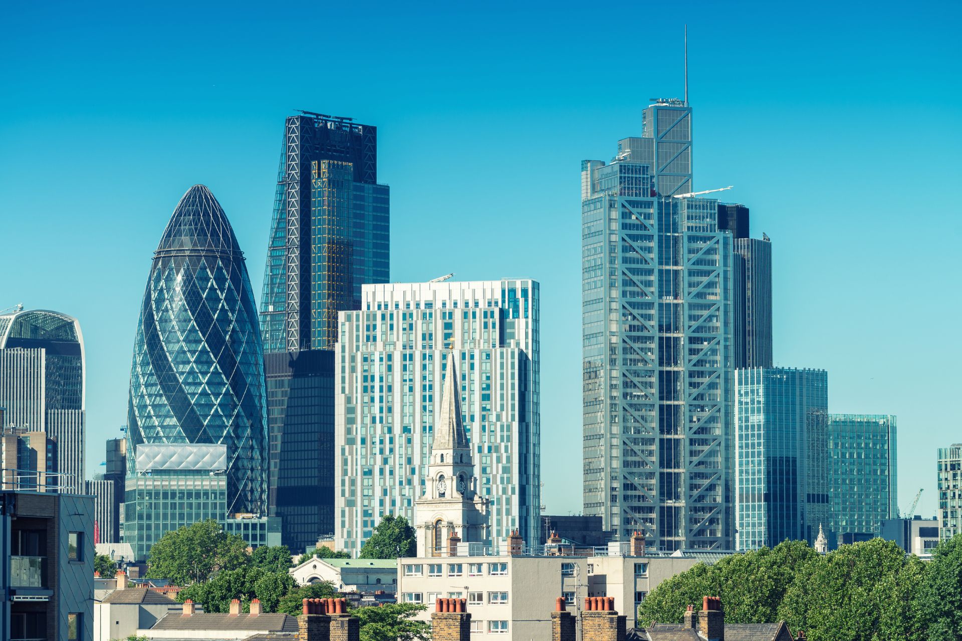 London's financial district