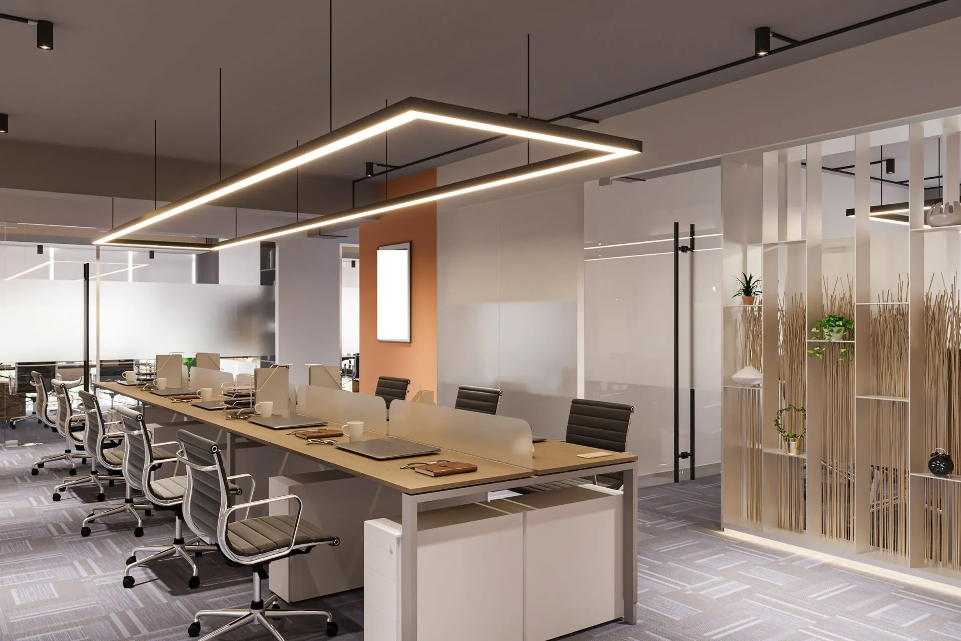 Space-Saving Desks and Workstations