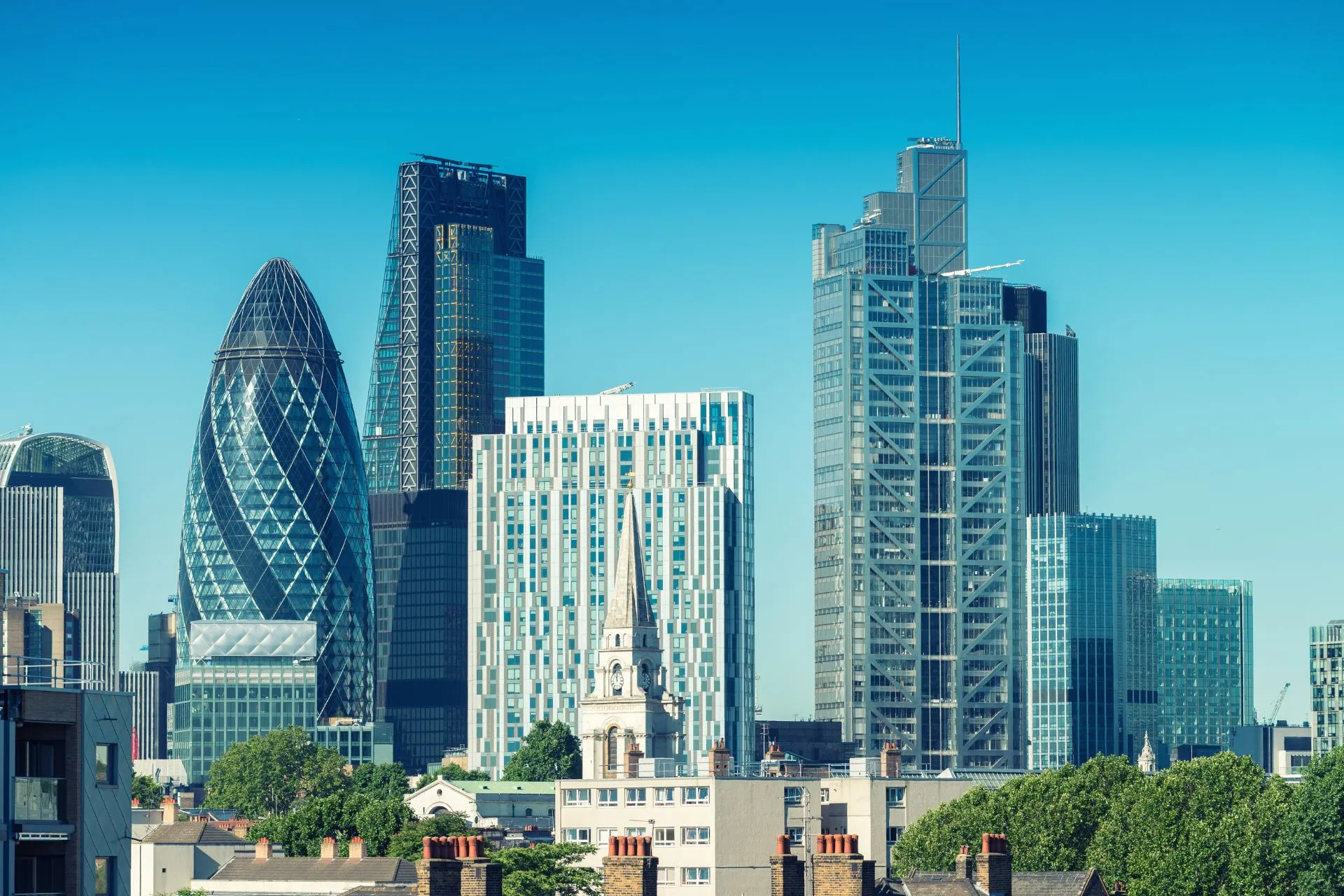 London's financial district