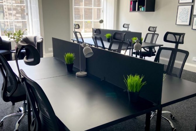 coworking space at the Townhouse