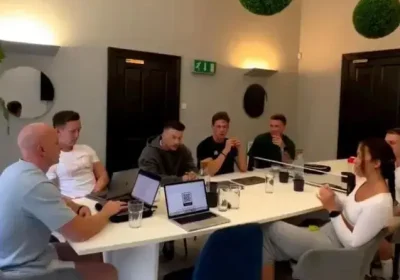 people in office meeting rooms